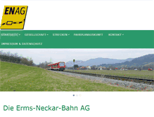 Tablet Screenshot of erms-neckar-bahn.de